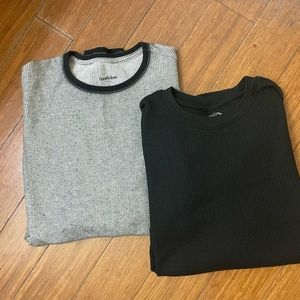 Set of two men’s thermal long sleeve